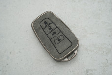 Чохол Toyota сірий, вставки з екошкіри + поліуретан