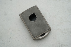 Чохол Volvo сірий, вставки з екошкіри + поліуретан