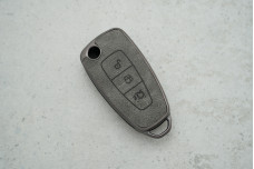  Чохол Ford сірий, вставки з екошкіри + поліуретан