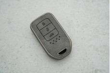 Чохол Honda сірий, вставки з екошкіри + поліуретан