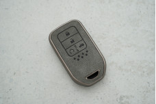 Чохол Honda сірий, вставки з екошкіри + поліуретан