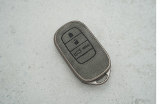  Чохол Honda сірий, вставки з екошкіри + поліуретан