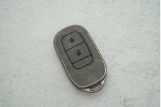 Чохол Honda сірий, вставки з екошкіри + поліуретан