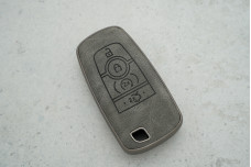 Чохол Ford сірий з вставками з екошкіри + поліуретан