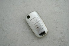 Чохол Chevrolet сірий-срібло поліуретан