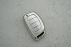 Чохол Hyundai сірий-срібло поліуретан