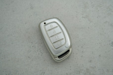 Чохол Hyundai сірий-срібло поліуретан