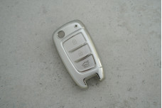 Чохол Hyundai сірий-срібло поліуретан