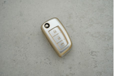 Чохол Nissan сірий-золото поліуретан