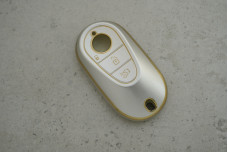 Чохол Mercedes сірий-золото поліуретан