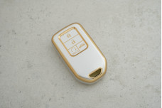 Чохол Honda сірий-золото поліуретан