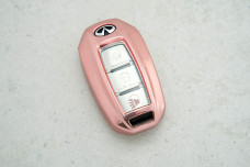 Чохол Infiniti рожевий прозорий поліуретан