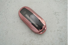 Чохол Tesla рожевий поліуретан