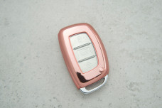 Чохол Hyundai рожевий прозорий поліуретан