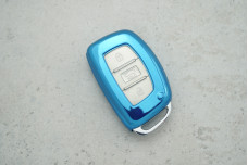 Чохол Hyundai синій прозорий поліуретан