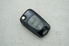 Чохол Hyundai чорний прозорий поліуретан