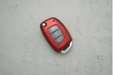 Чохол Hyundai червоний прозорий поліуретан