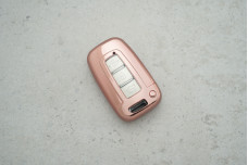 Чохол Hyundai рожевий прозорий поліуретан