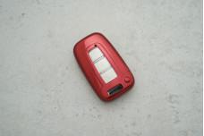 Чохол Hyundai червоний прозорий поліуретан