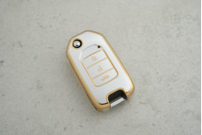 Чохол Honda сірий-золото поліуретан