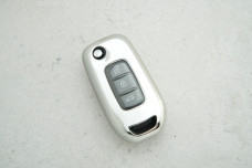 Чохол Renault срібло прозорий поліуретан