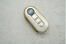 Чохол Fiat сірий-золото поліуретан