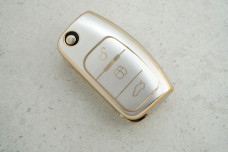 Чохол Ford сірий-золото поліуретан