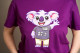 Футболка Коккі фіолетова M