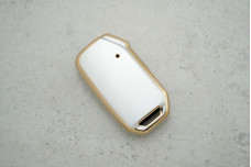 Чохол KIA сірий золото поліуретан