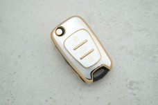 Чохол Hyundai сірий-золото поліуретан