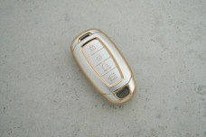 Чохол Hyundai сірий-золото поліуретан