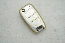 Чохол Hyundai сірий з золотим поліуретан