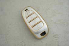 Чохол Hyundai сірий-золото поліуретан