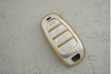 Чохол Hyundai сірий-золото поліуретан