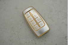 Чохол Hyundai сірий-золото поліуретан