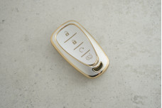 Чохол Chevrolet сірий-золото поліуретан