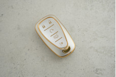 Чохол Chevrolet сірий-золото поліуретан