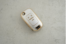 Чохол Chevrolet сірий-золото поліуретан