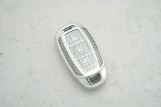 Чохол Hyundai срібний Diamonds з поліуретану