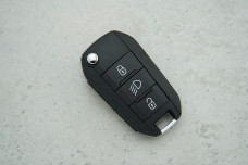 Корпус пульта Peugeot HU83 3 кнопки (під батарейку)