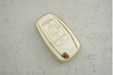 Чохол Lincoln біло-золотий поліуретан