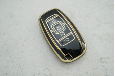 Чохол Lincoln чорно-золотий поліуретан