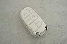 Чохол JEEP Chrysler Dodge Fiat білий срібло поліуретан