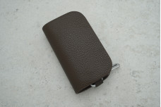 Ключниця-чохол, без емблем темно коричнева шкіра