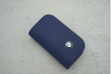 Ключниця-чохол BMW синій шкіра