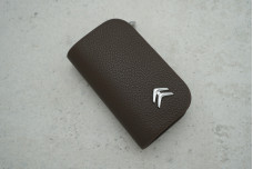 Ключниця-чохол Citroen темно коричневий шкіра