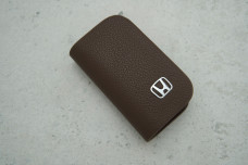 Ключниця-чохол Honda темно коричневий шкіра