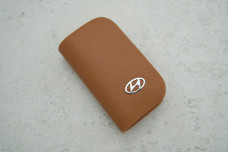 Ключниця-чохол Hyundai коричневий шкіра