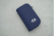 Ключниця-чохол Hyundai синій шкіра