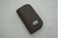 Ключниця-чохол Hyundai темно коричневий шкіра